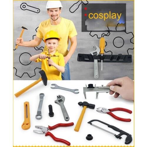 Simulation Repair Drill Tools Set For Boy Safe Plastic Maintenance Kids Hammer Screwdriver Pretend Pliers Children Toys Toy K4P4