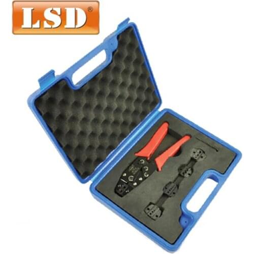 HS0725-5D1 combination tool kits with terminal crimping toos and four replaceable dies crimping tool set