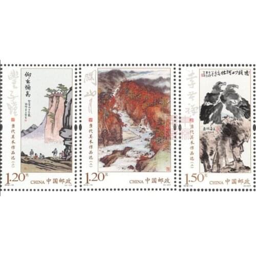3 PCS SET Contemporary Art Works 2018-10 China Post Stamps Postage Collection