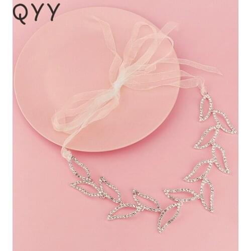 Handmade Rhinestone Headbands for Women Hair Accessories Wedding Hairband Bride Headpiece 2020 Prom Bridal Hair Jewelry Gifts