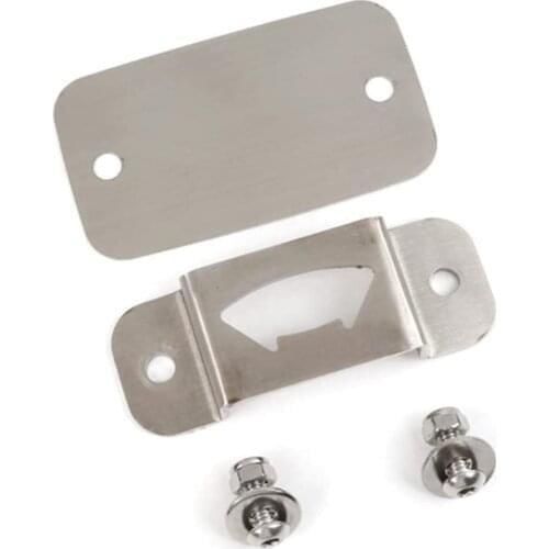 Rear License Plate Mounted Bottle Opener Tailgate Accessory for Jeep Wrangler JK 2007-2017 Car Accessories