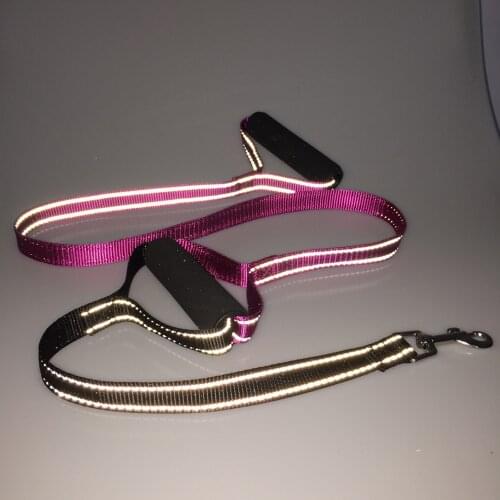 No Pull Dog leash Double Handle Training Lead for Walking Medium and Large Dogs Heavy Duty Double Traffic Handle Lead