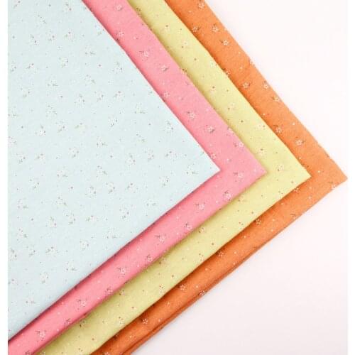 150cm x 50cm DIY small flower print patchwork fabric cloth table cloth curtain cotton napkin linen cloth for crafts home textile