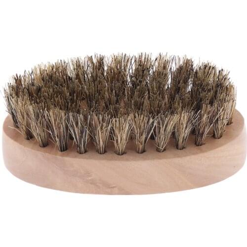 Beard Brush Maintenance Brush Facial Hair Styling Solid Wood Comb Moustache Wood Handle Mustache Hair Comb
