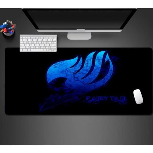 Blue Creative 3 d Mouse Pad Modern Office Computer Keyboard Parts Side Whipstitch Table Mat Washable High Quality Rubber Pads