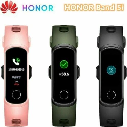 Huawei Honor Band 5i Smart Bluetooth Heart Rate Monitoring Sport Running Waterproof Touch Screen Sleep Tracker USB Charge