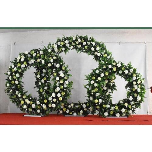 Wedding props iron ring frame Mori background decoration arch lawn wedding wreath stage decoration ornaments