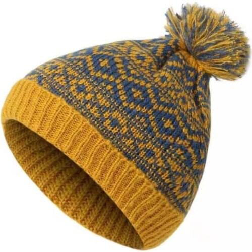 Autumn and winter new style woolen ball knitted hat, warm earmuffs, thickened hood for outdoor riding