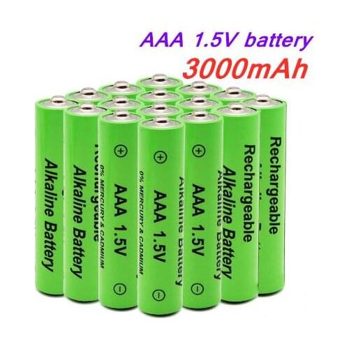 1-20PCS 100% New AAA Battery 2200mah 1.5V Alkaline AAA rechargeable battery for Remote Control Toy light Batery free shipping