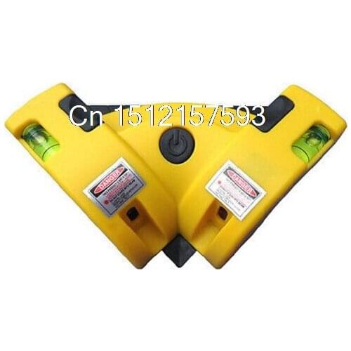 1 Pcs 90 degree Vertical Horizontal Laser Line Lever Meter Square Ground on/off
