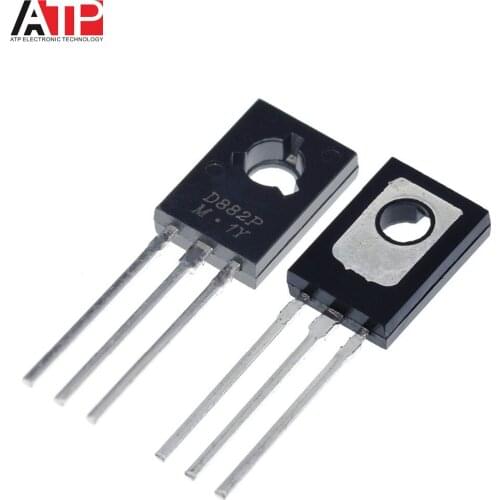 10PCS/Lot Triode Transistor D882 2SD882 3A/40V TO-126 NPN Power Triode New Original