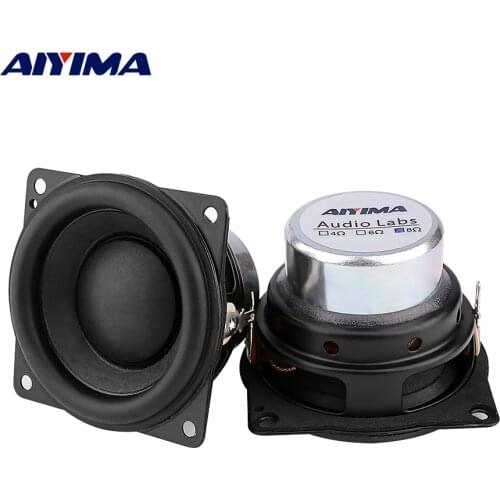 AIYIMA 2Pc 2 Inch Full Range Audio Speakers 8 Ohm 15W Hifi Stereo Sound Amplifier Bluetooth Speaker DIY Home Theater Loudspeaker