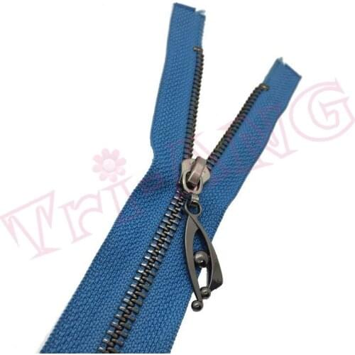 20pcs/lot, Gun Black Color Distinctive Metal Balls 5# Zipper Sliders