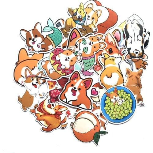 TD ZW 25Pcs Cartoon Keji Stickers For Suitcase Skateboard Laptop Luggage Fridge Phone Car Styling DIY Decal Sticker