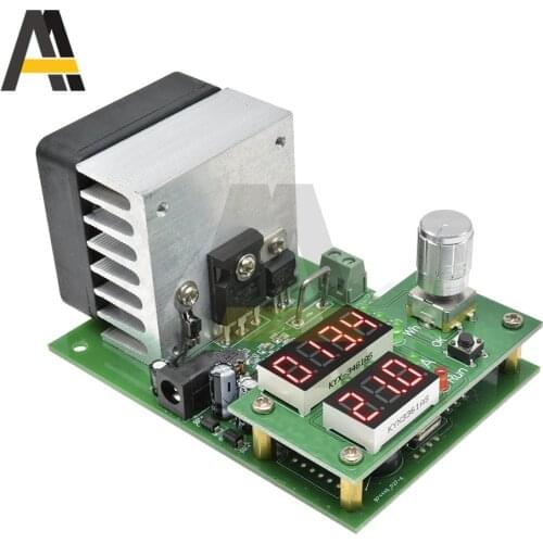 60W 30V Constant Current Electronic Load 0~9.99A LCD Digital Display Discharge Battery Capacity Meter Tester with Heat sink fan