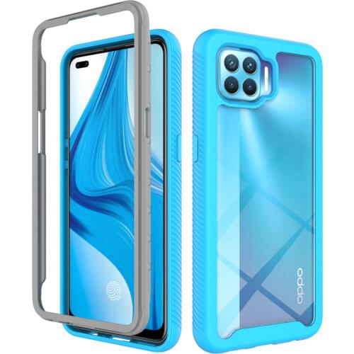 Cases for OPPO A53 4G,Oppo A93 4G Case Heavy Duty Protective Shockproof Bumper Hybrid Back Clear TPU Cover Phone OPPO A53 A93