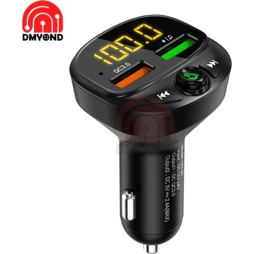 QC3.0 QC Type C PD DC 12V USB Type Multi Volt Voltage Meter Monitor Dual USB Digital Voltmeter Display for Car Fast Chargering