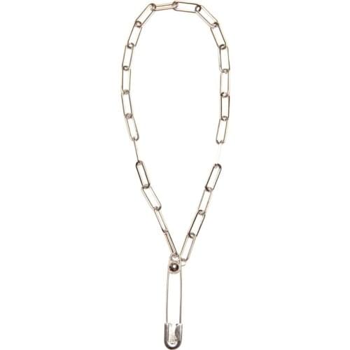 Classical Retro Fashion Simple Long Pendant Choker Necklaces Collar Statement Vintage Pendant Necklace Women&Men Jewelry