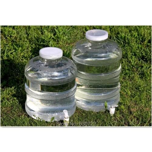 Dani Zhang 10L Food PC material Hand-held plastic mineral water buckets Outdoor drinking bucket has Faucet 26.5x34cm