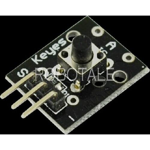 KY-004 3pin Button Key Switch Sensor Module for Arduino Diy Starter Kit 6*6*5mm 6x6x5mm KY004