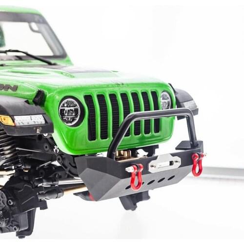 RC Metal Front/Rear Bumper for SCX10 90046 SCX10 III RC Crawler Accessory