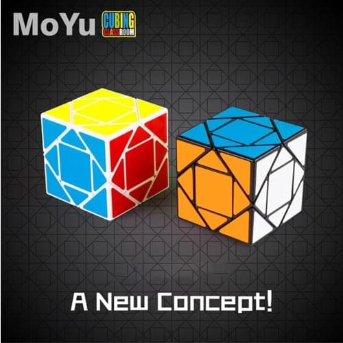 MoYu MF8847 Mofang Jiaoshi Pandora Magic Cube Competition Puzzle Cubes Educational Toys for Brain Trainning - Black/White