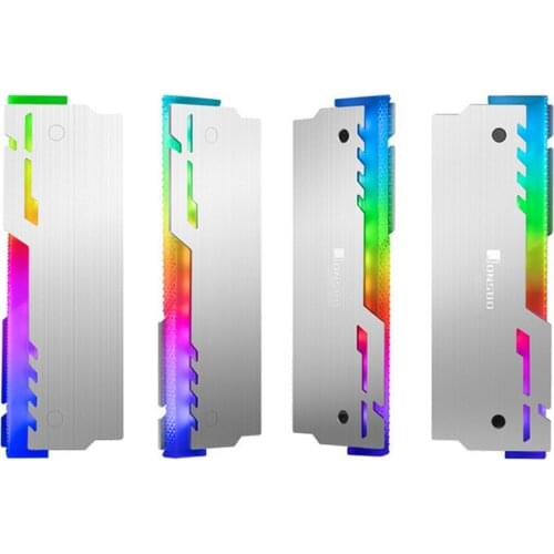 NC-3 Desktop Computer RAM DDR3 DDR4 Memory Heatsink Cooler Shell 5V 3Pin RGB 256 Color Automatic Change Aluminum Vest Hotproduct