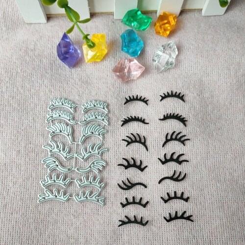New Minitype eyelash mold metal cutting die scrapbook stamp carving paper card stamping mold new diy mold