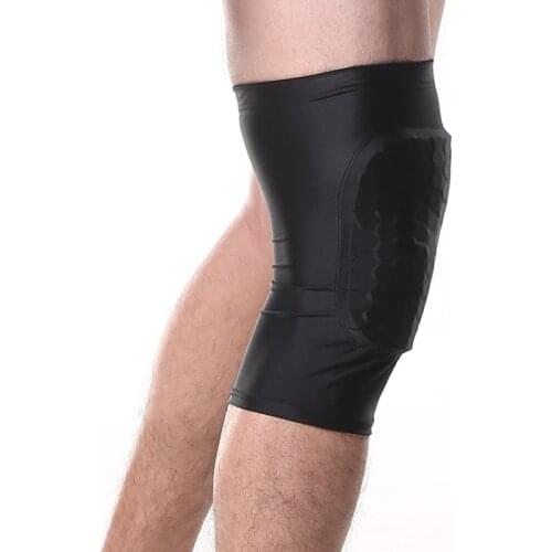 Wholesale 100pcs/lot knee Pad/calf support Guard protector Stretch leg Sleeve for Basketball football