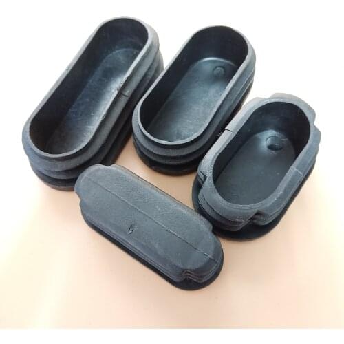 Oval plastic square tube stainless inner plug tube plug rubber pad steel tube plug head plug desk and chair foot plug