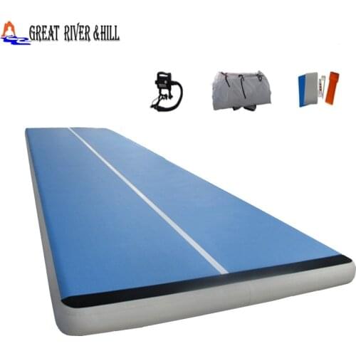 Popular Size Best Price Gymnastics Tumble Track Air Floor Inflatable Air Mat 6mx2mx20cm