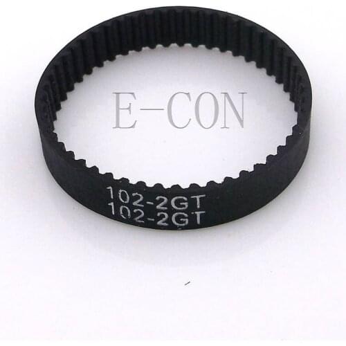 1pcs /lot 102-GT2 Loop Timing Belt Width 6mm GT2 Belt Rubber Fiberglass Inner Length 102mm 51 Teeth for GT2 Timing Pulley