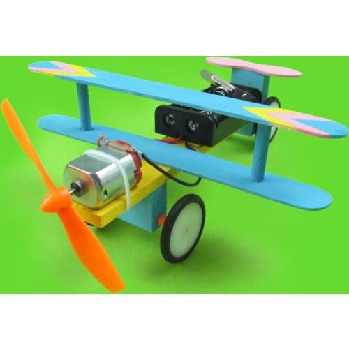 Electric Gliding Plane DIY Aircraft Technology Small Making Small Invention Student Experiment Manual Material Science Model