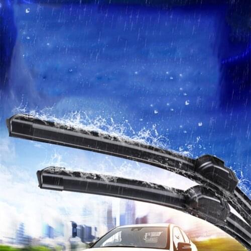 Universal U-type Soft Frameless Bracketless Rubber Car Windshield Wiper Blade 12" 14'' 16'' 18'' 19'' 20'' 21'' 22'' 24'' 26