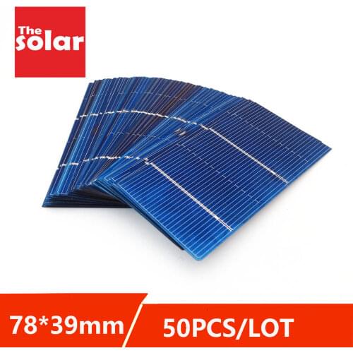 50PCS Solar Cell 5V 6V 12V Mini Solar System DIY For Battery Cell Phone Charger Portable Solar Panel 125 156 78 52 39 26 22 19mm