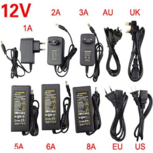 LED Power Supply AC DC 5V 12V 24V power Adapter 1A 2A 3A 5A 8A 10A led Switch Power Transformer For LED Strip light CCTV Camera