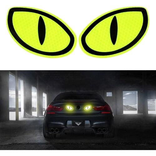 Reflective Strips 2Pcs Car Sticker Protective Reflective Tape Exterior Accessories Car Reflective Sticker