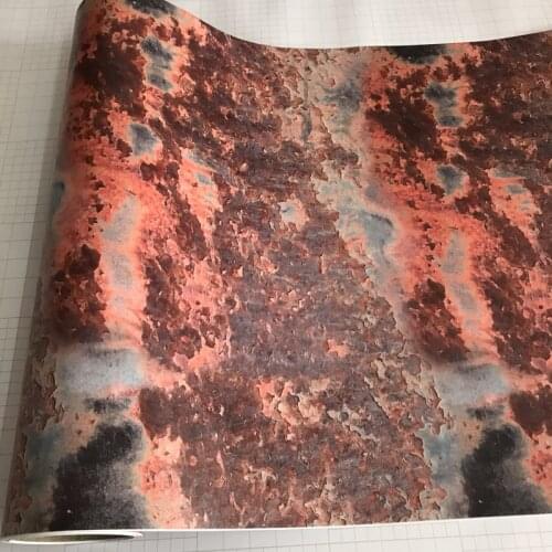 Amazing Rusty Vinyl Film Sticker For Car Motorbike Boat Wrapping Covering Rust Camouflage Wrap Sheet Size: 10/20/30/40/50X152CM