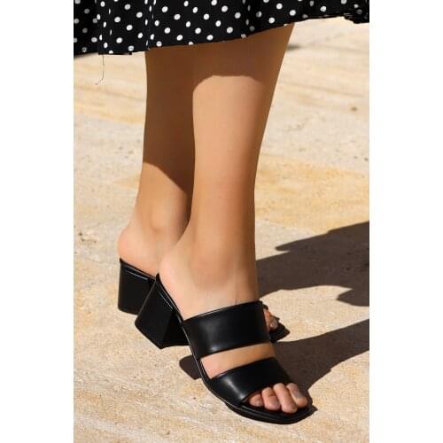 Woggo Pnt 694201 Skin Daily 5 Cm Heel Women slippers Womens Slippers Woman slippers