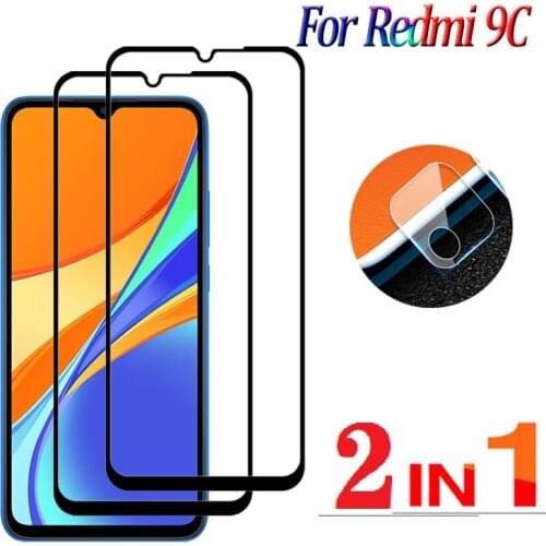 Full Cover Tempered Glass For Redmi 9C Screen Protector Redmi Note 8 Pro Camera Glass For Xiaomi Redmi 9C Glass