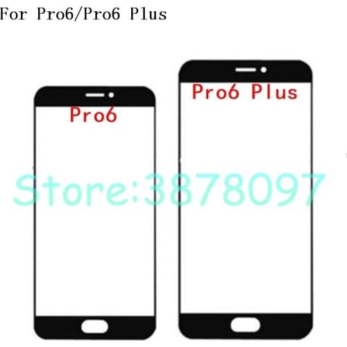 High Quality Front Outer Glass Lens Replacement Part For Meizu Pro6 Pro 6 Plus Touch Screen Glass Cover