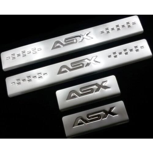 2011 2012 2013 2014 2015 2016 for Mitsubishi ASX RVR stainless steel scuff plate door sill 4pcs/set car accessories car-styling