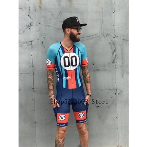 2020 Pro Team Triathlon Suit mens sleeveless Cycling Jersey Skinsuit Jumpsuit Maillot Cycling Ropa ciclismo set