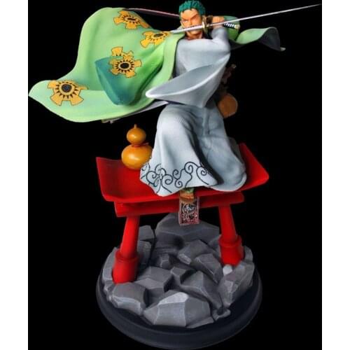 30cm One Piece Anime Figure New World Roronoa Zoro Straw Hat Classic Battle PVC Action Figure Collectible Model Gift Toy