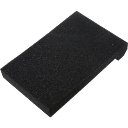 300x200x45MM Black Sponge Monitor Speaker Acoustic Isolation Foam Isolator Pad for Recording Studios Karaoke E56B