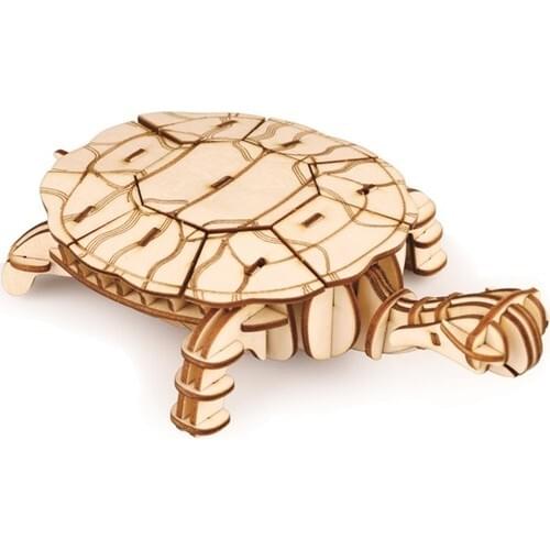 Robotime 3D Puzzle Tortoise Wood