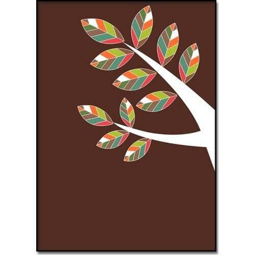 Watercolor Leaves Wall Art Canvas Painting Simple Style Plant Nordic Posters and Prints Decorative Picture Modern Home Decor