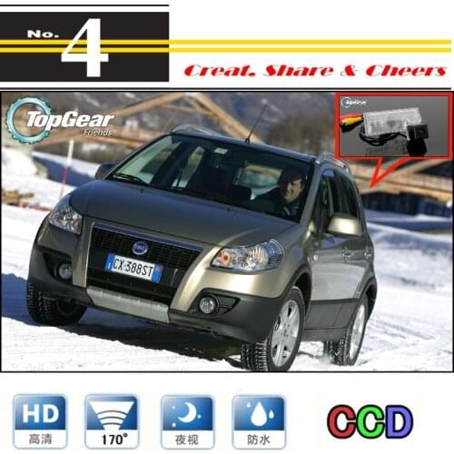 For Fiat Sedici Sedan Car Camera High Quality Rear View Back Up Camera For PAL / NTSC | CCD + RCA