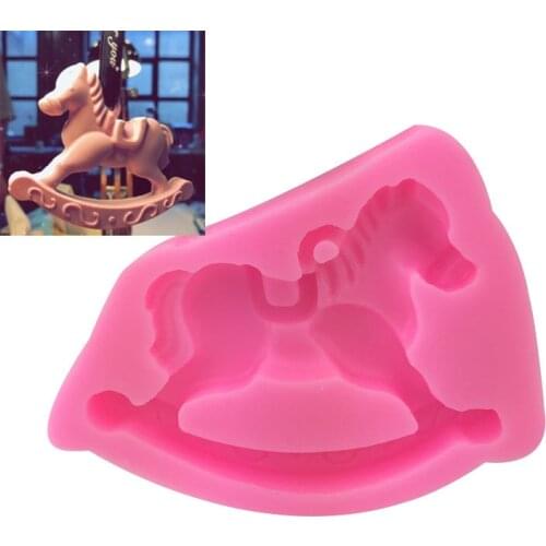 Swing mold with hole to hang salt carving Trojan gypsum liquid food grade silicone mold decorative pendant mold