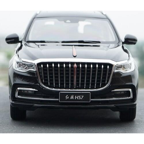 Alloy toy vehicle diecast 1:18 Hongqi car model HS7 for collection, birthday gift